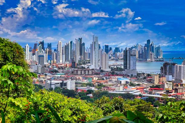 Panama City skyline from Ancon Hill