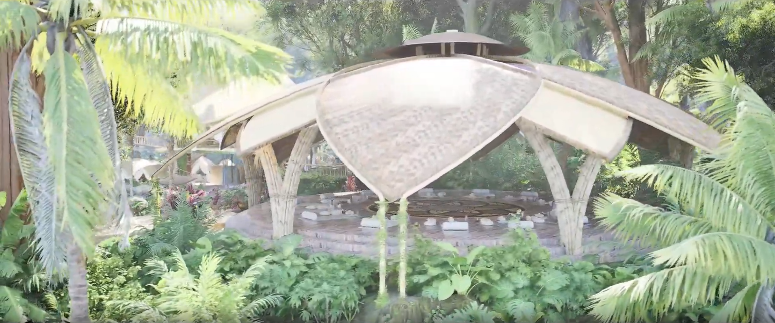 The ceremonial pavilion design
